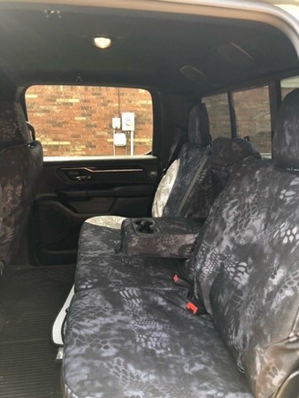 2019 + Ram Crew Cab Part# 842 Rear Seat in Kryptek Typhon
